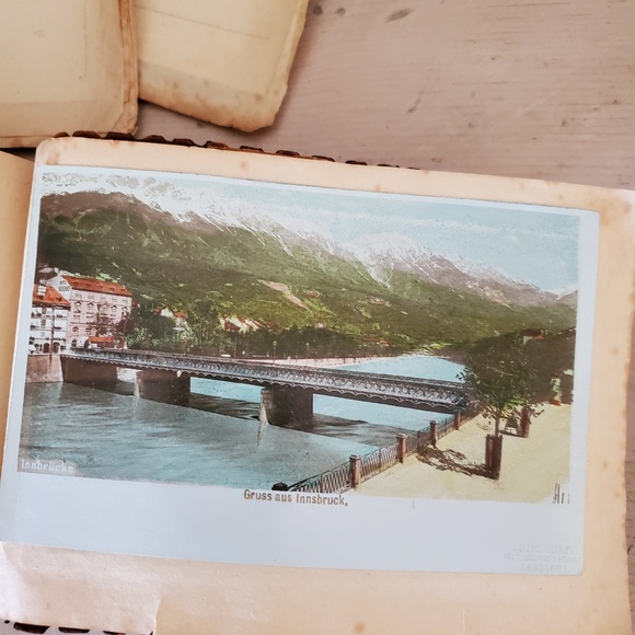 Antique Beautiful Leather Post Card Religious Collection Poland Architectures - Picture 8 of 11